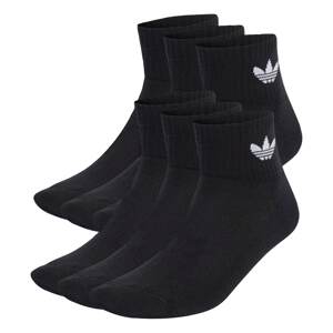ADIDAS ORIGINALS Ponožky 'Mid '  čierna / biela