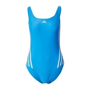 ADIDAS SPORTSWEAR Športové jednodielne plavky '3-Stripes'  nebesky modrá / biela