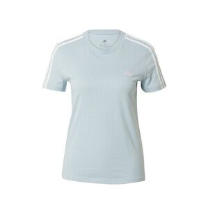 ADIDAS SPORTSWEAR Funkčné tričko 'Essentials  3-Stripes'  svetlomodrá / biela
