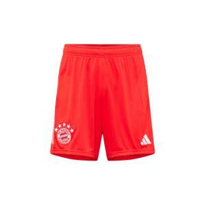 ADIDAS PERFORMANCE Športové nohavice 'Fc Bayern 23/24 Home'  ohnivo červená / biela