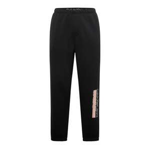 Calvin Klein Jeans Nohavice  svetloružová / čierna / biela