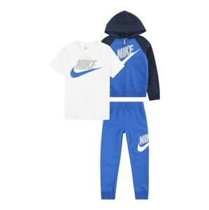 Nike Sportswear Set  námornícka modrá / kráľovská modrá / svetlosivá / biela
