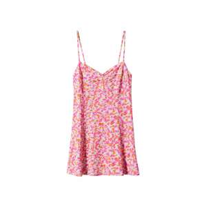 MANGO Letné šaty 'SEA'  pastelovo fialová / oranžová / pitaya / biela