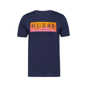GUESS Tričko  námornícka modrá / oranžová / ružová