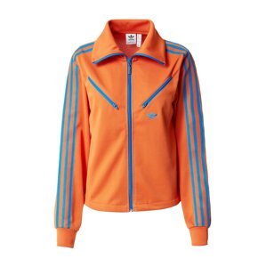 ADIDAS ORIGINALS Tepláková bunda 'Adicolor 70S Montreal'  nebesky modrá / oranžová