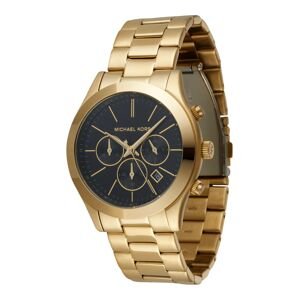 Michael Kors Analógové hodinky 'Runway'  zlatá / čierna