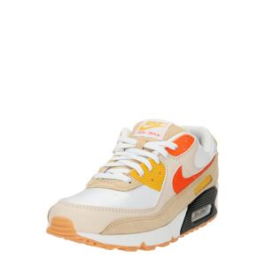 Nike Sportswear Nízke tenisky 'AIR MAX 90 SE'  oranžová / biela