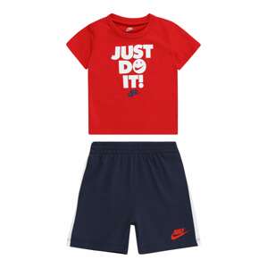 Nike Sportswear Set  námornícka modrá / jasne červená / biela