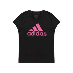 ADIDAS SPORTSWEAR Funkčné tričko 'Essentials'  ružová / čierna