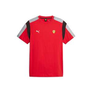 PUMA Funkčné tričko 'Ferrari Race'  žltá / sivá / červená / čierna