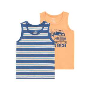 Carter's Tričko  námornícka modrá / svetlomodrá / svetlooranžová / biela