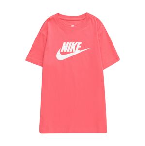 Nike Sportswear Tričko 'Futura'  tmavoružová / biela