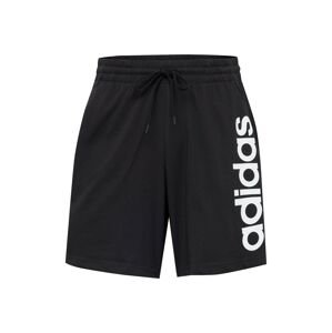 ADIDAS SPORTSWEAR Športové nohavice 'Essentials'  čierna / šedobiela