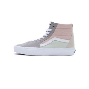 VANS Členkové tenisky 'SK8-HI'  sivá / pastelovo zelená / pastelovo ružová / biela