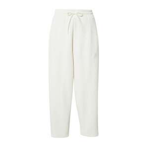 ADIDAS SPORTSWEAR Športové nohavice 'Essentials 3-Stripes Open Hem Fleece'  biela / šedobiela