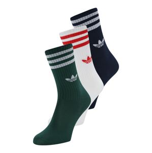ADIDAS ORIGINALS Ponožky 'Solid Crew '  námornícka modrá / zelená / červená / biela