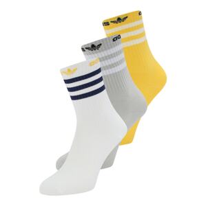 ADIDAS ORIGINALS Ponožky 'Crew '  námornícka modrá / žltá / sivá / biela