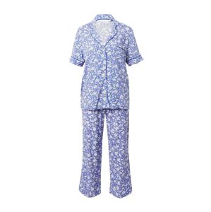 Women' Secret Pyžamo  kráľovská modrá / svetlosivá / biela