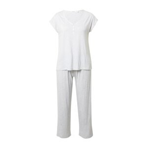 Women' Secret Pyžamo  svetlosivá / biela