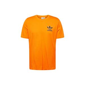 ADIDAS ORIGINALS Tričko 'Graphics Fire Trefoil'  žltá / oranžová / čierna / biela