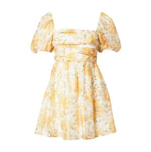Forever New Letné šaty 'Liana'  žltá / olivová / šedobiela
