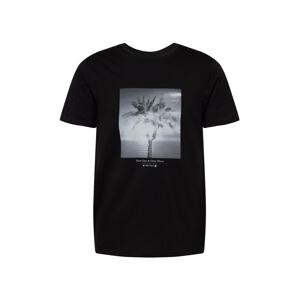 PROTEST Funkčné tričko 'TRADERO'  svetlosivá / čierna