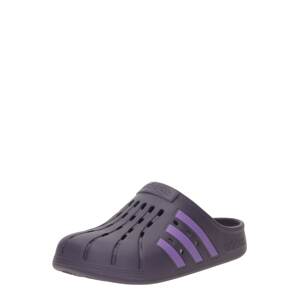 ADIDAS SPORTSWEAR Plážové / kúpacie topánky 'Adilette'  fialová / čierna