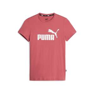 PUMA Funkčné tričko 'Essential'  pastelovo červená / biela