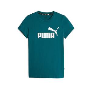 PUMA Funkčné tričko 'Essential'  smaragdová / biela