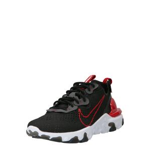 Nike Sportswear Nízke tenisky 'REACT VISION'  ohnivo červená / čierna