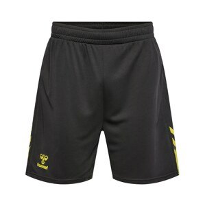 Hummel Športové nohavice  žltá / čierna