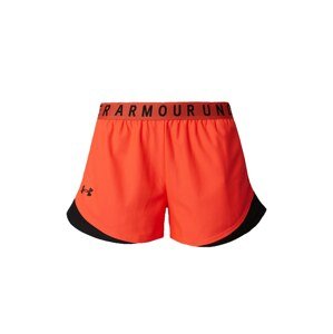 UNDER ARMOUR Športové nohavice 'Play Up 3.0'  oranžovo červená / čierna