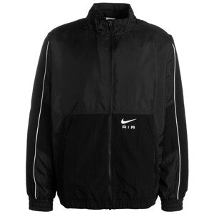 Nike Sportswear Športová bunda 'Air Tracktop Woven'  čierna / biela
