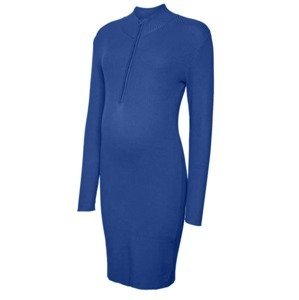 MAMALICIOUS Pletené šaty 'Lena Lia'  modrá