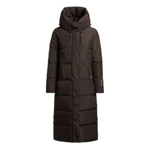 khujo Zimný kabát 'Soulani2'  mokka / čierna / biela