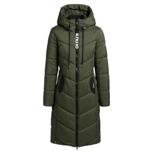khujo Zimný kabát 'Aribay 3'  jedľová / čierna / biela