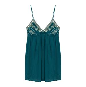Pull&Bear Letné šaty  smaragdová