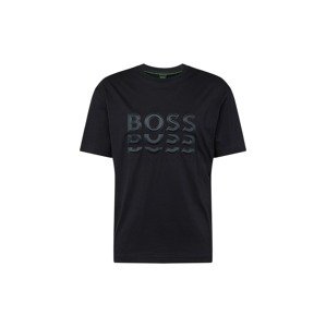 BOSS Green Tričko  antracitová / čierna