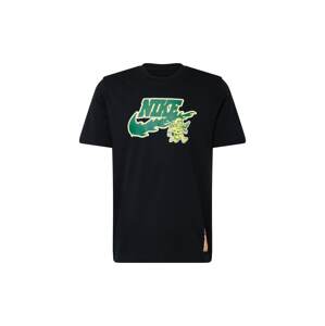 Nike Sportswear Tričko  žltá / trávovo zelená / čierna / biela