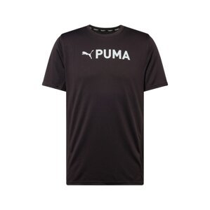 PUMA Funkčné tričko 'Ultrabreathe'  čierna / biela