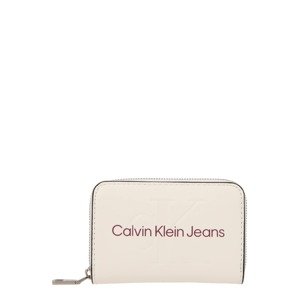 Calvin Klein Jeans Peňaženka  fialová / biela