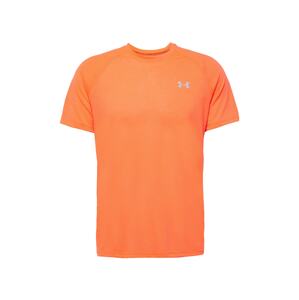 UNDER ARMOUR Funkčné tričko 'Streaker'  svetlosivá / oranžová