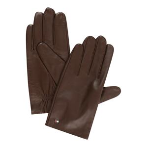 TOMMY HILFIGER Prstové rukavice  čokoládová