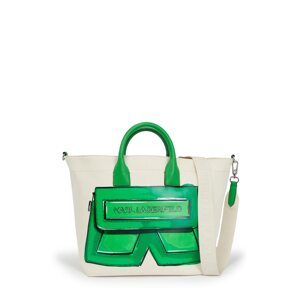 Karl Lagerfeld Shopper ' IKON'  béžová / zelená