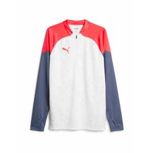 PUMA Funkčné tričko 'IndividualCUP'  modrosivá / svetločervená / biela