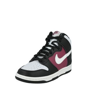 Nike Sportswear Členkové tenisky 'DUNK HIGH'  červeno-fialová / čierna / biela