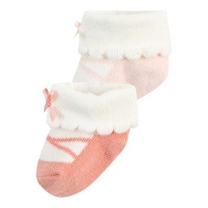 Carter's Ponožky 'MARY JANE'  rosé / svetloružová / biela