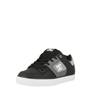 DC Shoes Nízke tenisky 'Pure'  sivá / čierna / biela