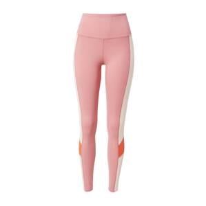 ROXY Športové nohavice 'HEART'  svetlobéžová / oranžová / ružová