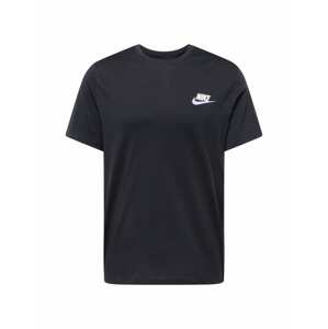 Nike Sportswear Tričko 'CLUB+'  čierna / biela